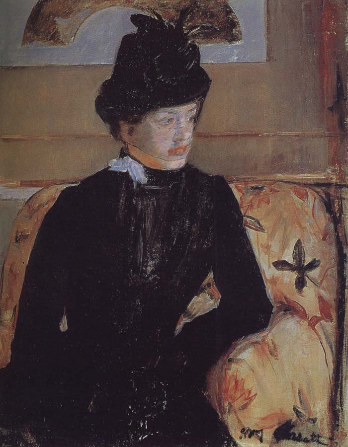 Mary Cassatt The young girl in the black